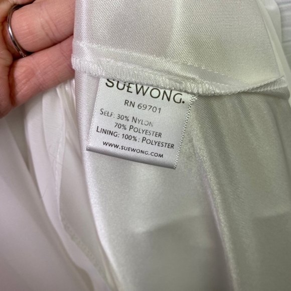 Sue Wong Beaded White Formal Gown - Picture 7 of 7